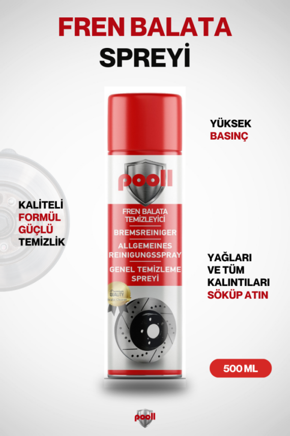 Pooll Fren Balata Temizleme Spreyi 500 ML - 2