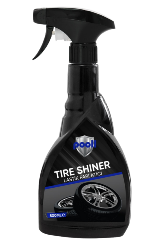 Pooll Lastik Parlatıcı Sprey 500 ML Araç Lastik Tampon Parlatıcı Sprey - 1